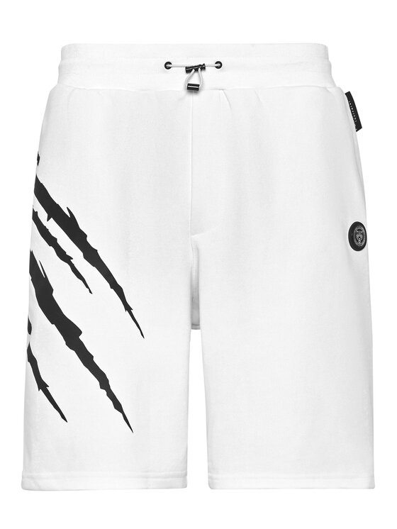 Plein Sport Plein Sport Szorty 8225 Biały Jogger Fit