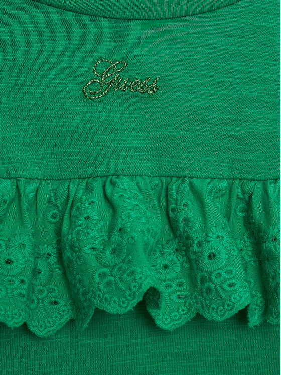 Guess Guess Блузка K3GP26 K6XN1 Зелений Regular Fit