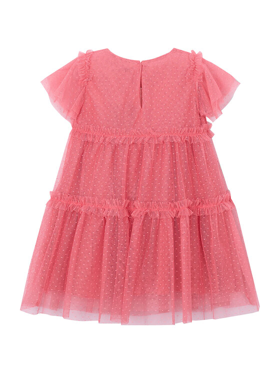 Mayoral Mayoral Eleganta kleita 3917 Koraļļu Regular Fit