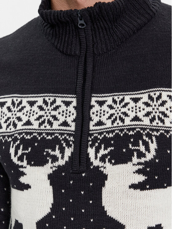Brave Soul Brave Soul Pullover MK-248CRATCHITB Dunkelblau Regular Fit