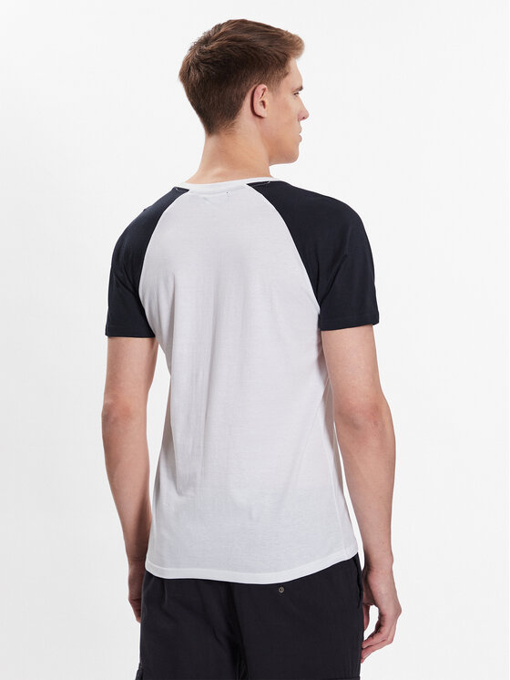 Brave Soul Brave Soul T-Shirt MTS-149BAPTISTK Biały Regular Fit