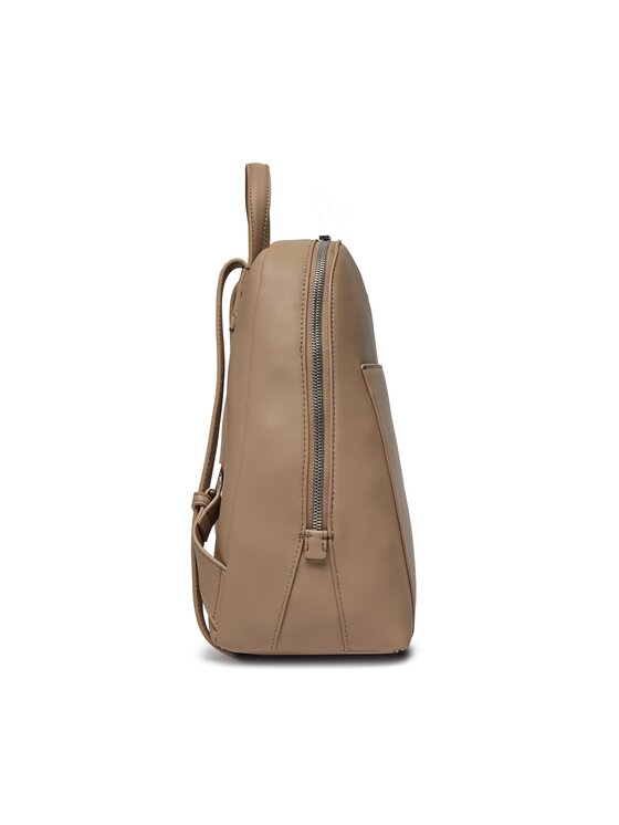 Beige women's backpack CK Must Dome Backpack