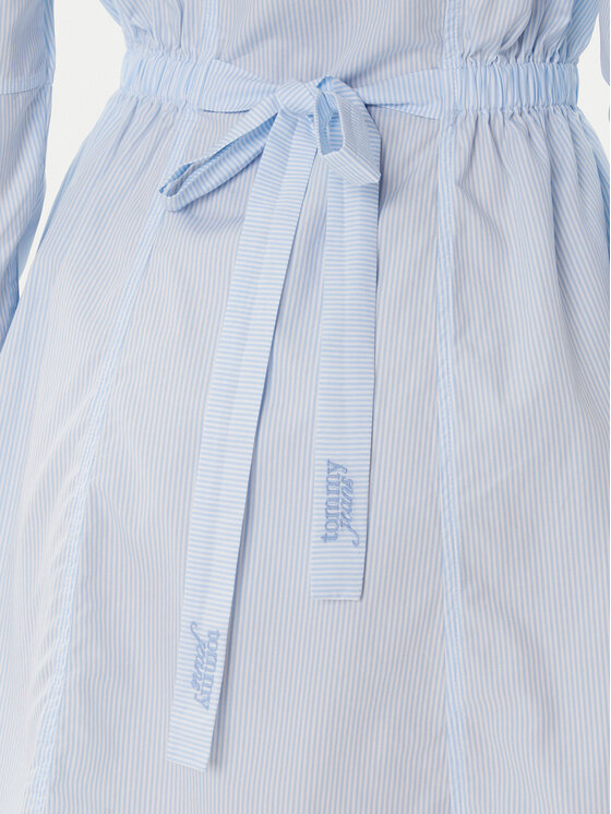 Tommy Jeans Tommy Jeans Hemdkleid DW0DW21744 Himmelblau Regular Fit