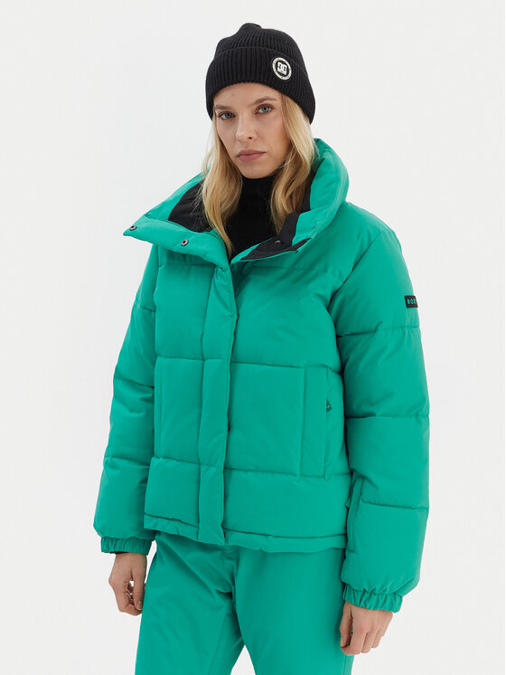 Roxy Roxy Lyžařská bunda Snow Winter Rebel JK ERJTJ03545 Zelená Regular Fit