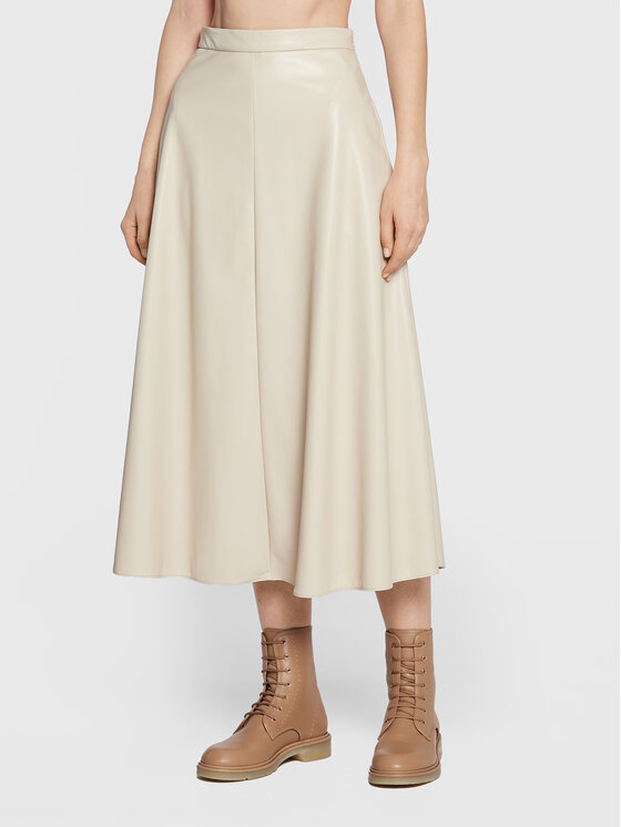 Weekend Max Mara Weekend Max Mara Krilo iz umetnega usnja Narvel 51060623 Bež Regular Fit