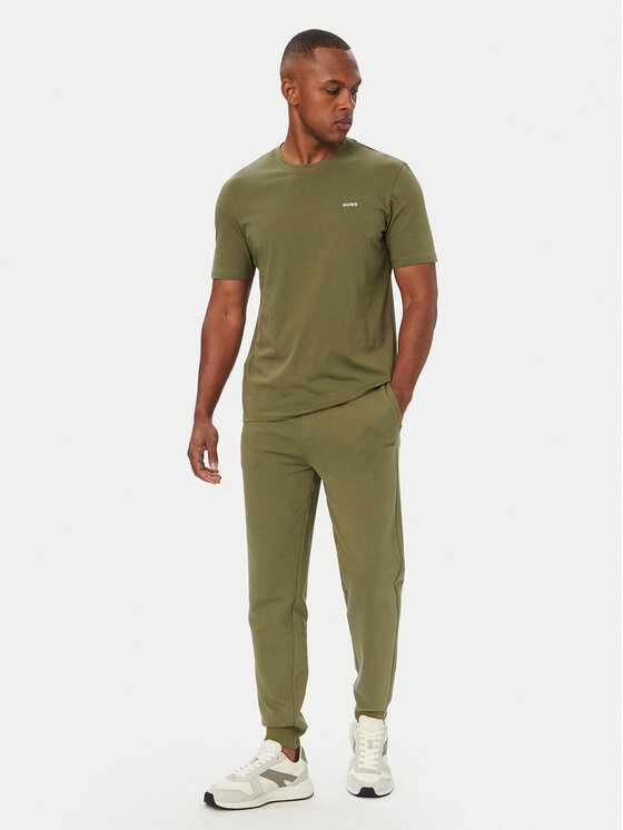 HUGO HUGO T-Shirt Dero222 50466158 Grün Regular Fit
