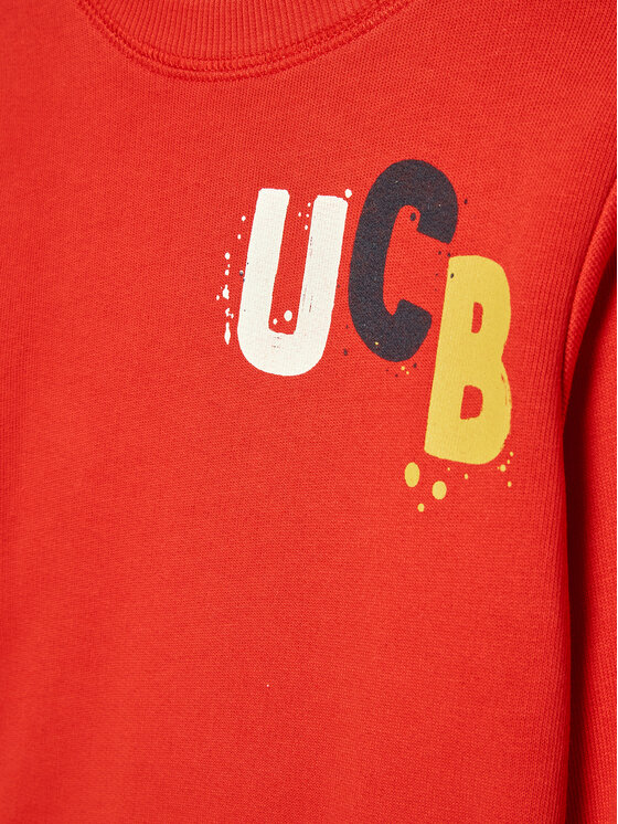 United Colors Of Benetton United Colors Of Benetton Pulóver 3J70G104B Piros Regular Fit