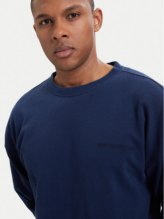 Tommy Hilfiger Tommy Hilfiger Μπλούζα Terry UM0UM03910 Σκούρο μπλε Regular Fit