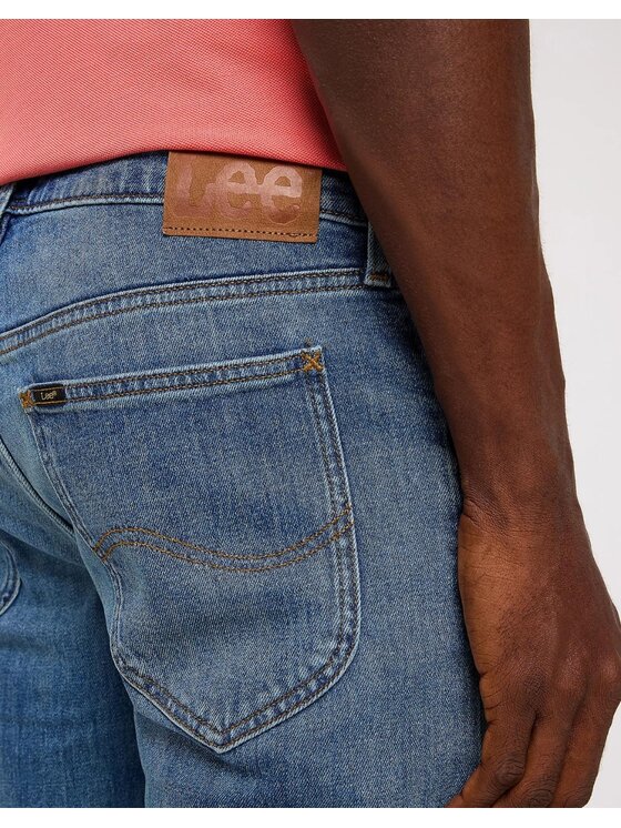 Lee Lee Jeansy Daren Zip Fly Niebieski Regular Fit