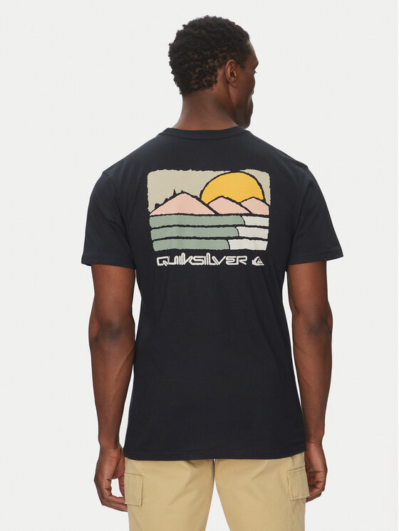 Quiksilver Quiksilver T-shirt EQYZT08038 Crna Regular Fit
