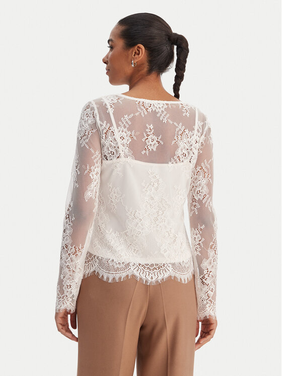 Morgan Morgan Bluza 261-TCITY Écru Regular Fit