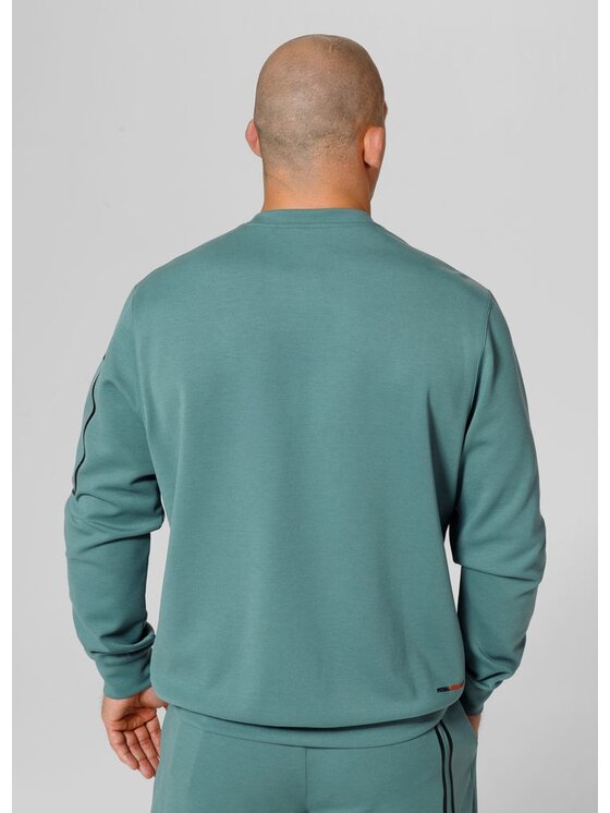 PITBULL PITBULL Bluza Explorer Zielony Regular Fit