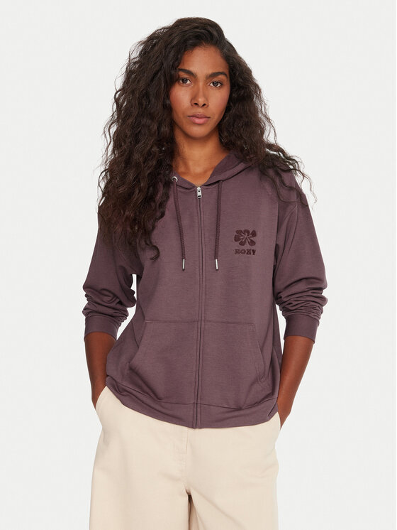 Roxy Roxy Sweatshirt Surfing By Daylight ERJFT05048 Violett Relaxed Fit