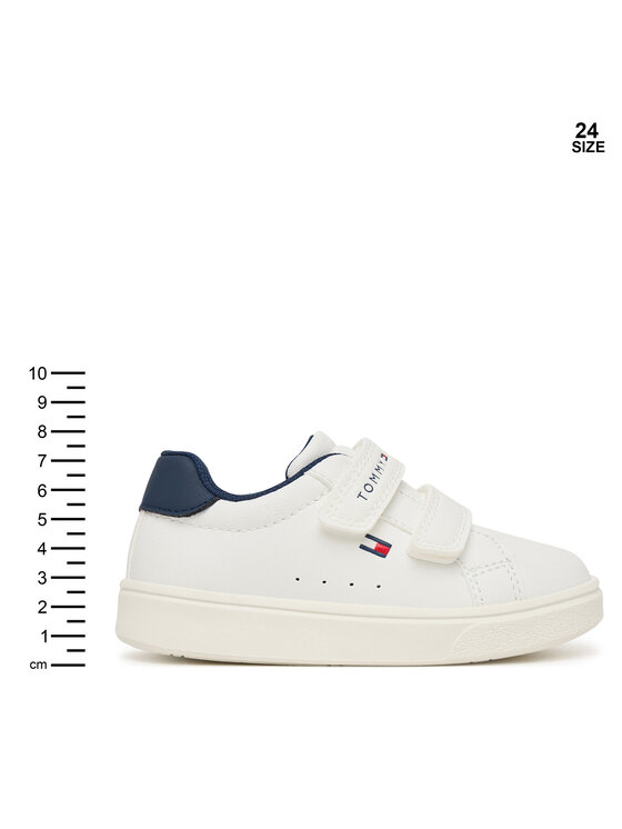 Tommy Hilfiger Tommy Hilfiger Sneakers Low Cut Velcro Sneaker T1X9-35216-1355 M Weiß