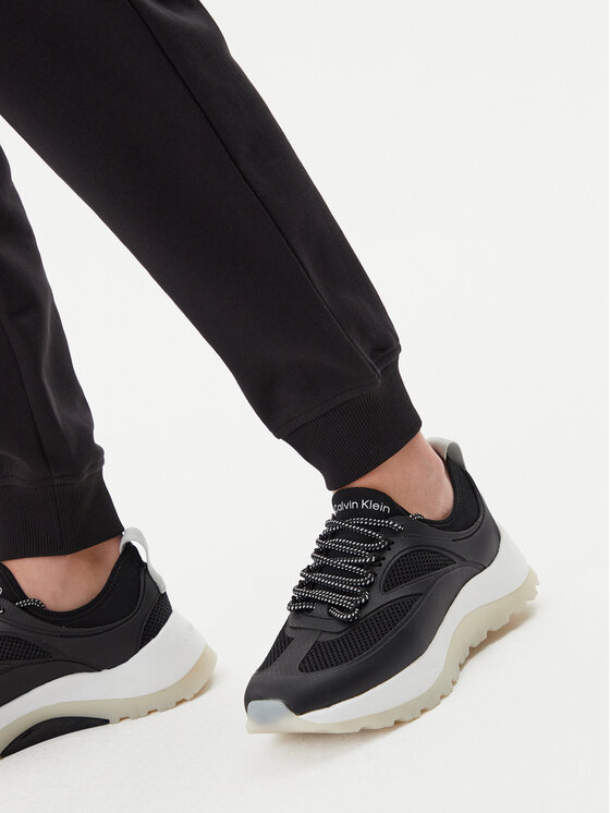 Calvin Klein Jeans Calvin Klein Jeans Jogginghose Monologo J20J225354 Schwarz Slim Fit