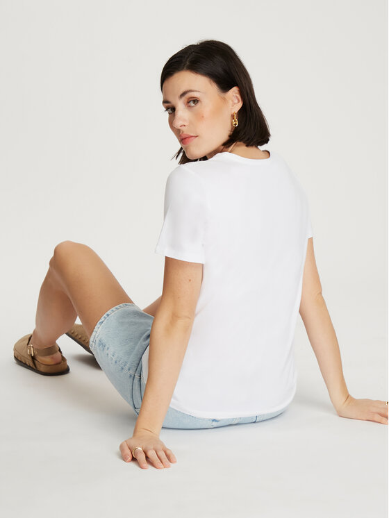 Cross Jeans Cross Jeans T-Shirt 56149-008 Biały