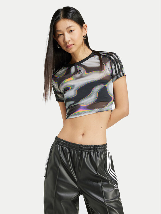 adidas Tricou Pride Mesh IZ4902 Colorat Slim Fit