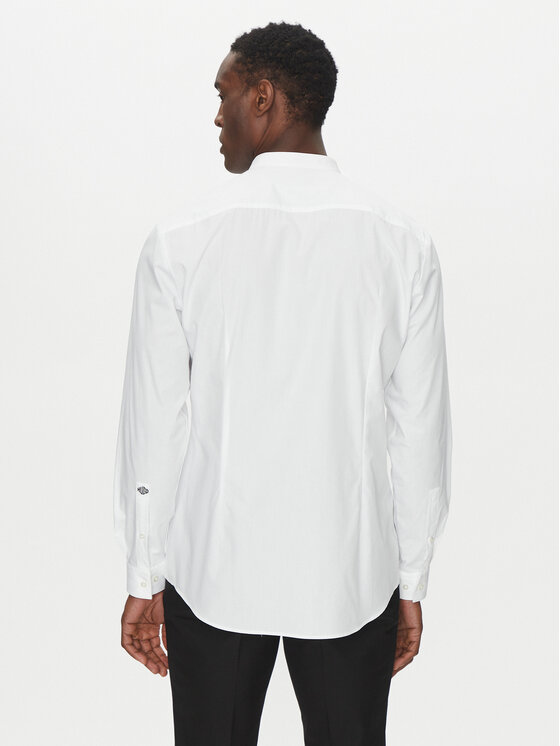 HUGO HUGO Koszula Kaleb 50539772 Biały Slim Fit