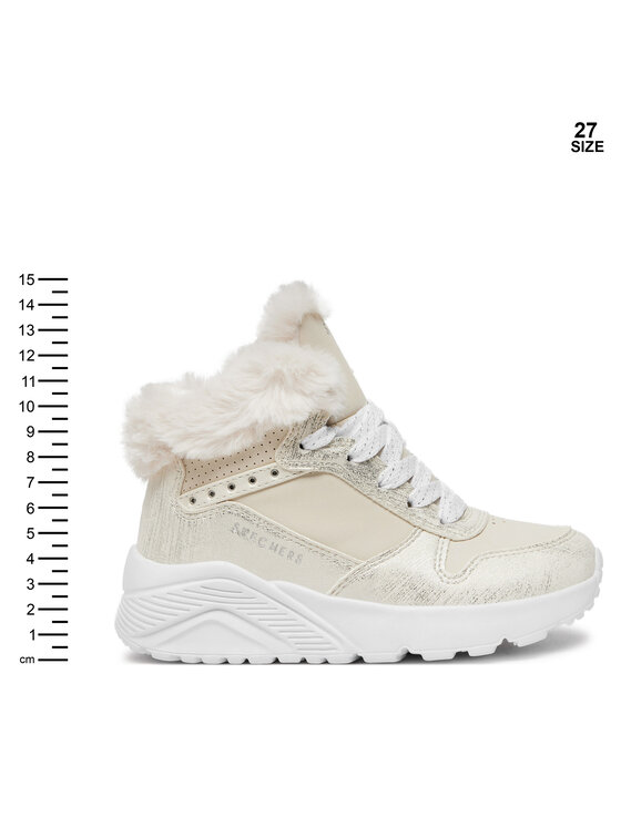 Skechers Skechers Ботильйони Uno Lite - Comfurt Collar 310396L/NAT Écru