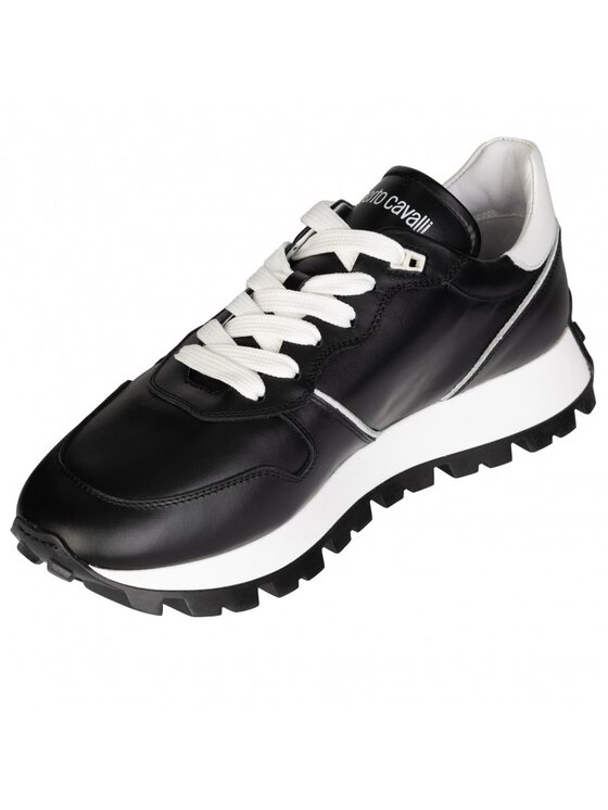 Roberto Cavalli Roberto Cavalli Sneakersy 22541 A CALF PASHA Černá