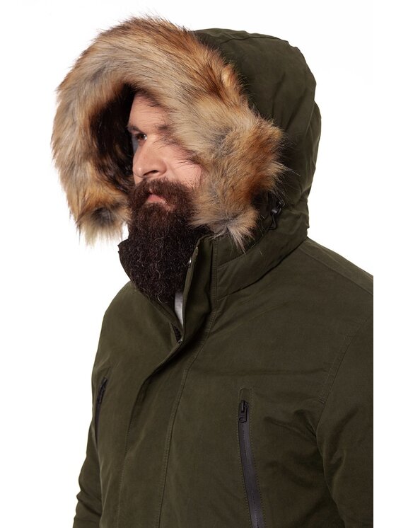 Wrangler Wrangler Kurtka zimowa PARKA Zielony Regular Fit