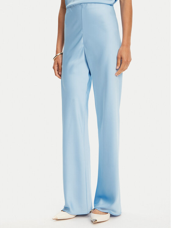Imperial Imperial Pantaloni din material P5R7JBA Albastru celest Regular Fit