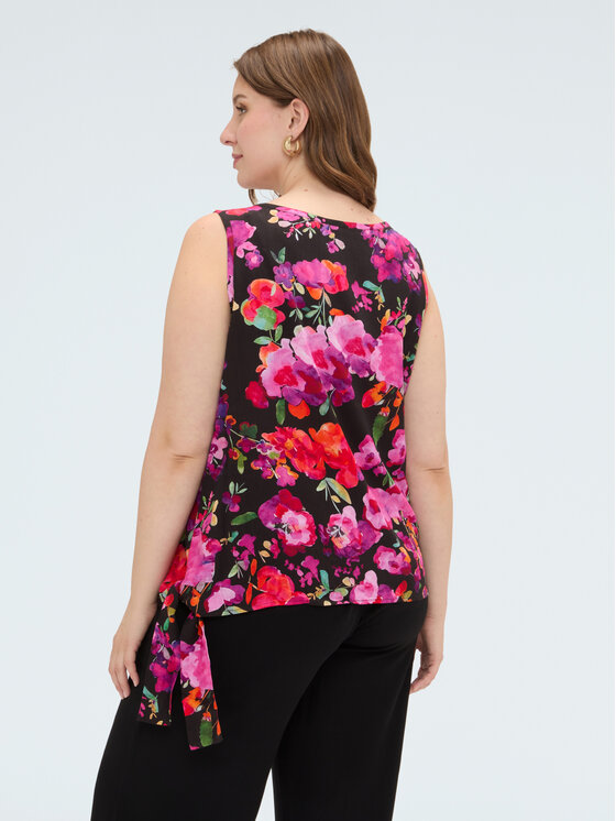 Fiorella Rubino Fiorella Rubino Bluzka 2083T002468N0Z3 Czarny Regular Fit