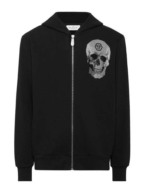 PHILIPP PLEIN PHILIPP PLEIN Bluza 26935 Czarny Athletic Fit