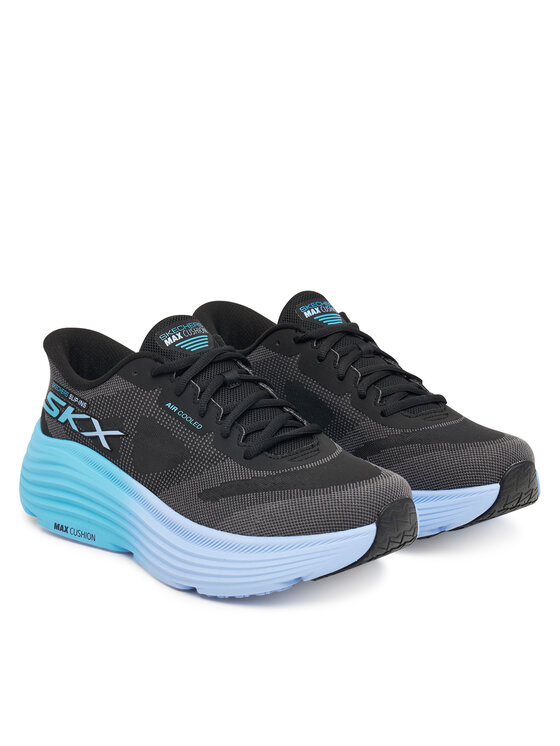 Skechers Skechers Bežecké topánky Max Cushioning Endeavour 129473/BKBL Čierna