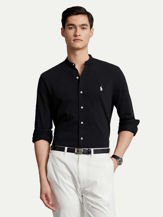 Polo Ralph Lauren Košeľa 710742468001 Čierna Regular Fit