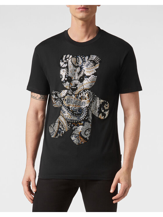 PHILIPP PLEIN PHILIPP PLEIN T-Shirt 1099 Černá Regular Fit