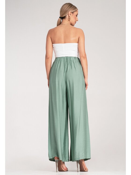 FIGL FIGL Pantaloni da donna M1158 Verde Regular Fit
