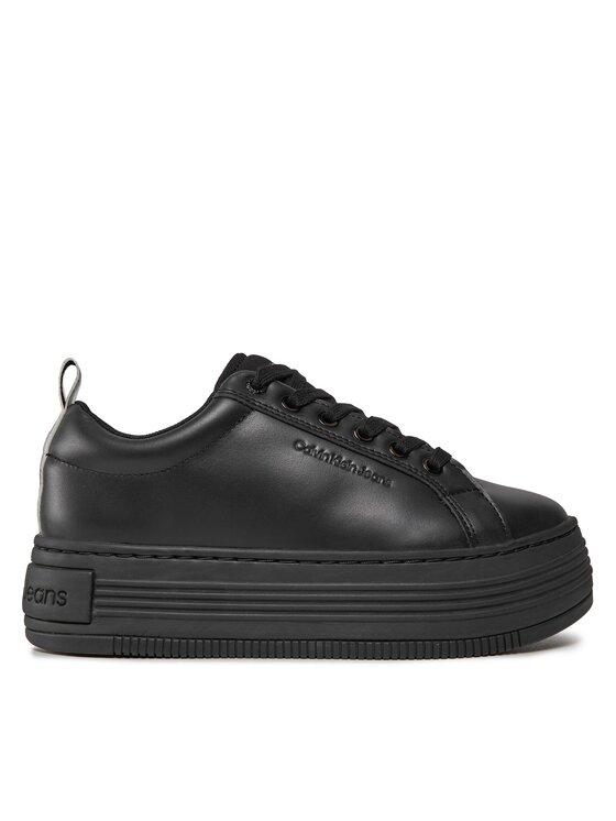 Calvin Klein Jeans Calvin Klein Jeans Superge Bold Flatf Low Laceup Lth In Lum YW0YW01309 Črna