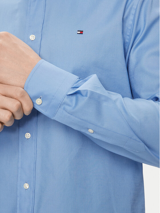 Tommy Hilfiger Tommy Hilfiger Hemd MW0MW29969 Blau Regular Fit