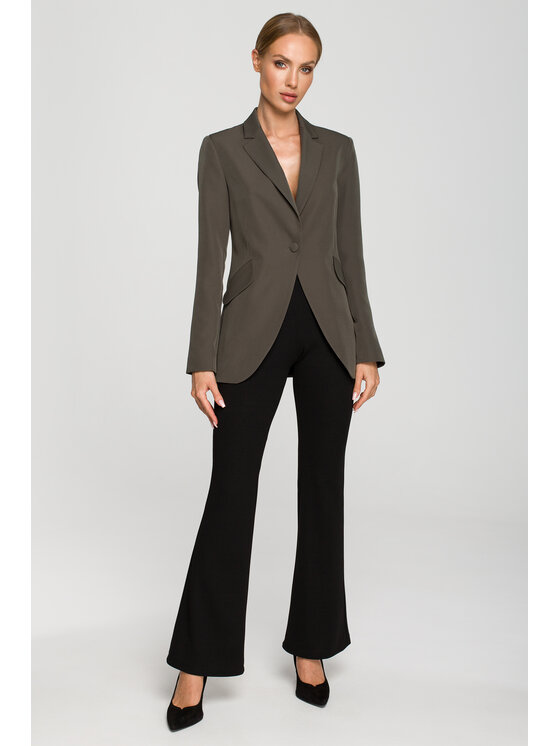 Made of Emotion Made of Emotion Marynarka M701 Zielony Casual Fit