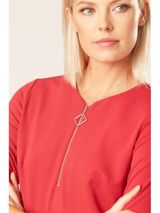 QUIOSQUE QUIOSQUE Každodenné šaty PULLERE DRESS Ružová Regular Fit