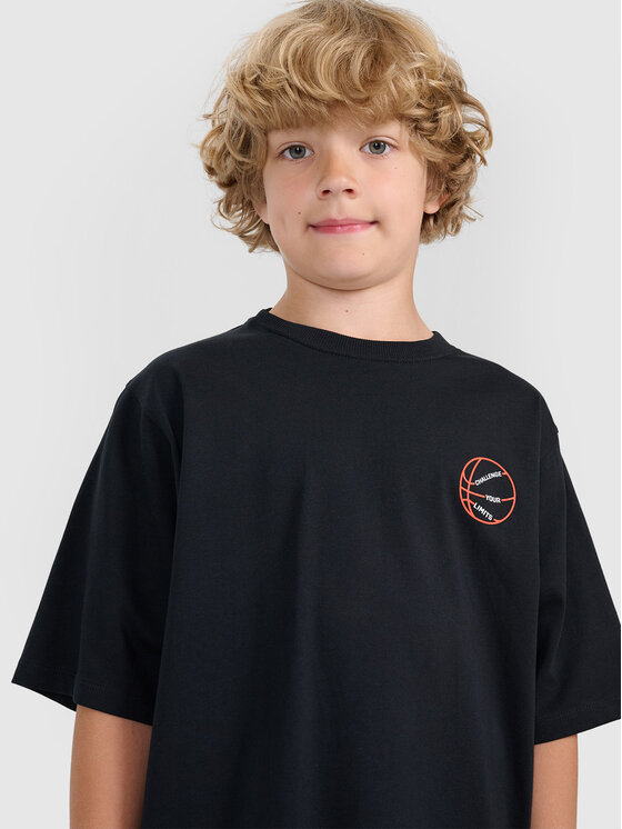 4F 4F T-Shirt URBAN COMMUTER Czarny Oversize