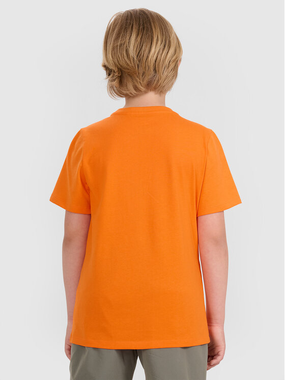 4F 4F T-Shirt URBAN COMMUTER Pomarańczowy Regular Fit