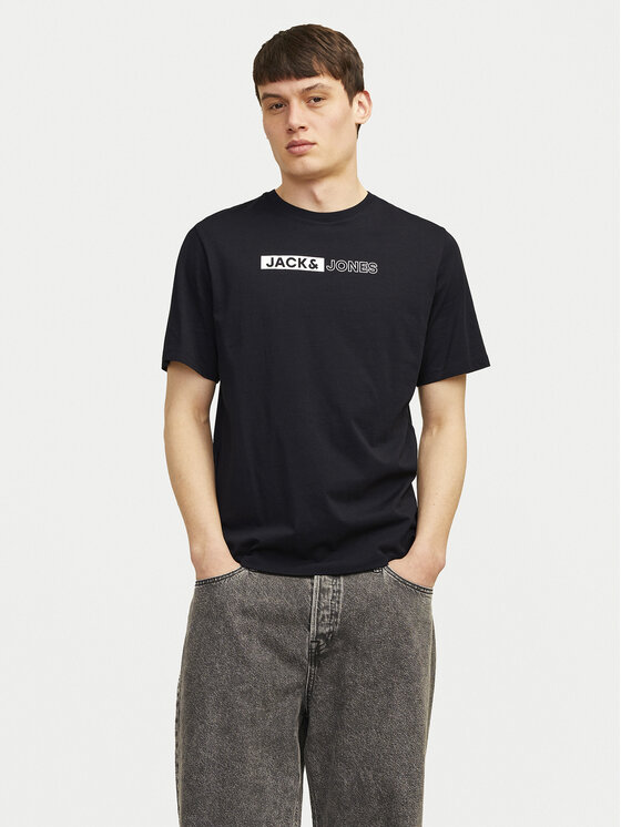 Jack&Jones Majica Corp 12233999 Črna Standard Fit