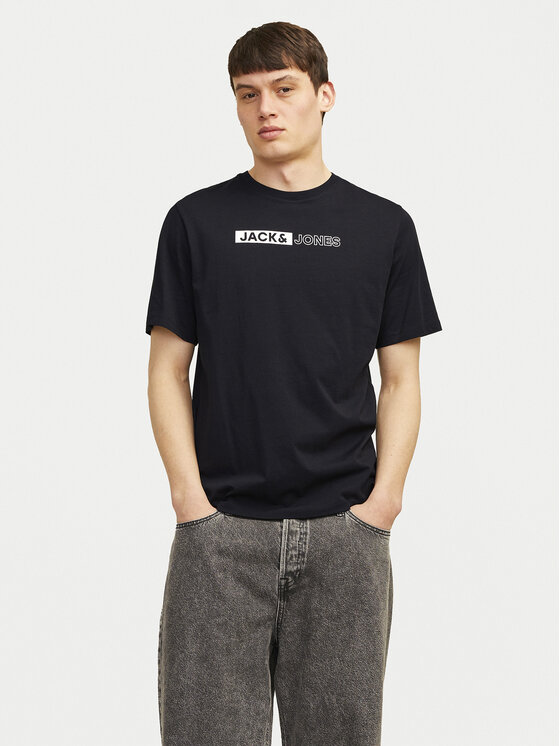Jack&Jones Jack&Jones T-shirt Corp 12233999 Crna Standard Fit