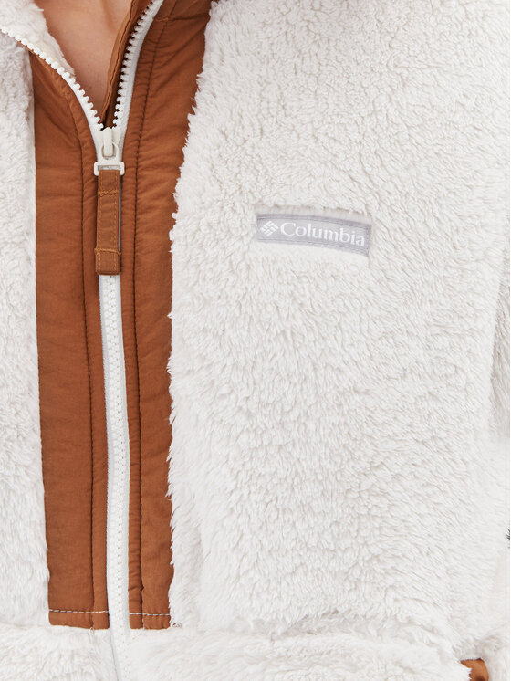 Columbia Columbia Felpa di pile Boundless Discovery™ Sherpa FZ Écru Regular Fit