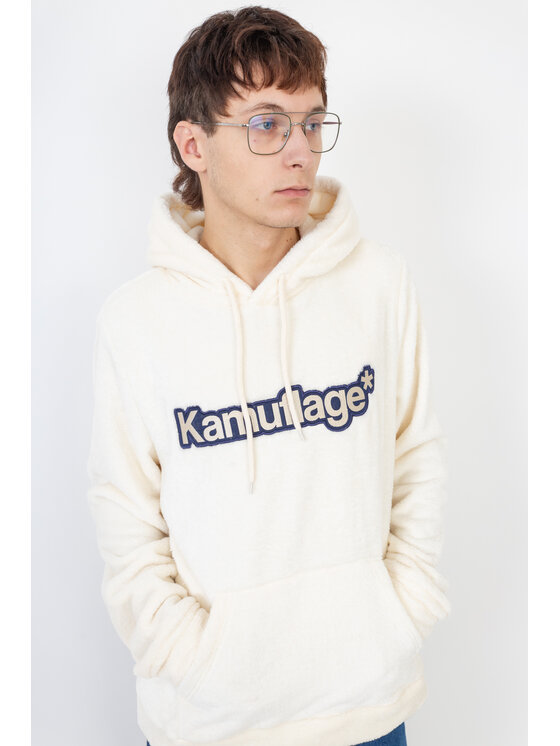 Kamuflage Kamuflage Bluza Puff Classic Beżowy Loose Fit