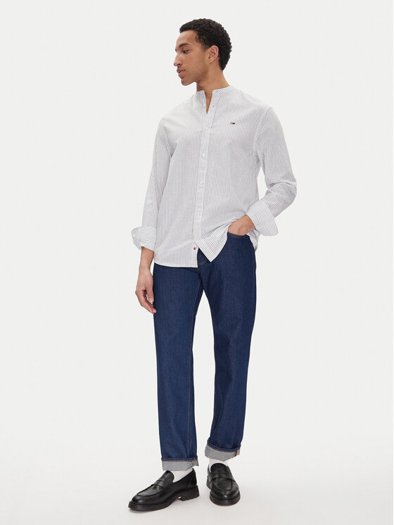 Tommy Jeans Tommy Jeans Koszula DM0DM20893 Écru Regular Fit