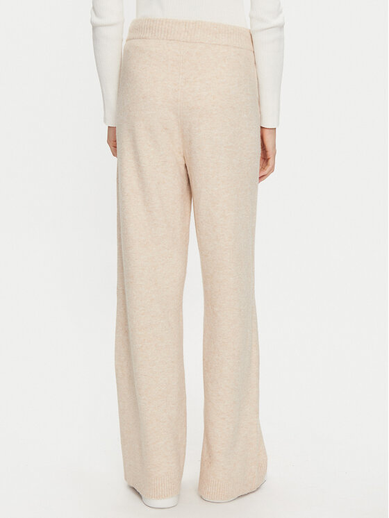 Tommy Hilfiger Tommy Hilfiger Kootud püksid UW0UW05523 Beež Relaxed Fit