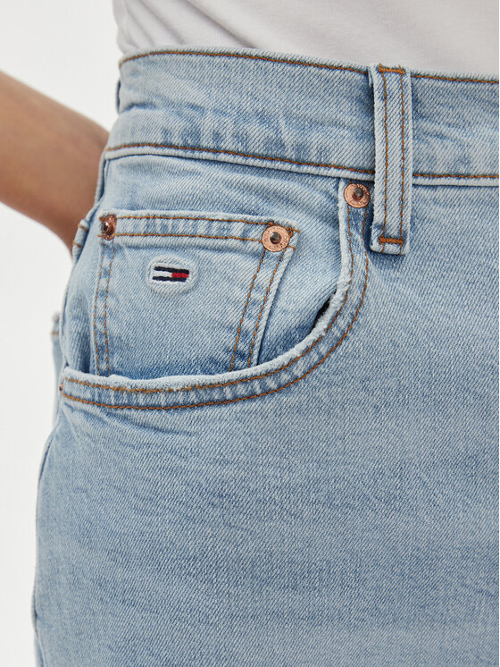 Tommy Jeans Tommy Jeans Pantaloni scurți de blugi DW0DW17645 Albastru Mom Fit