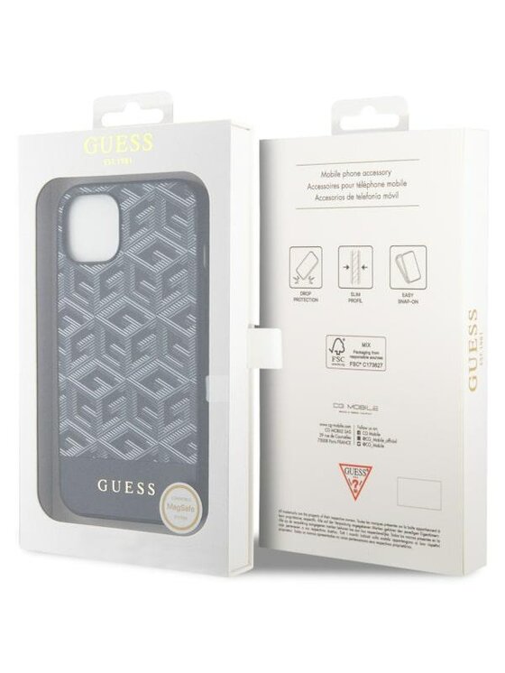 Guess Guess Etui na telefon iPhone 14 Plus Czarny