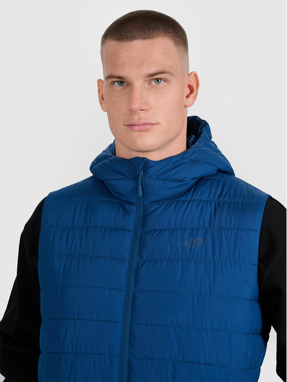 4F 4F Kamizelka MIDSHOP TEXTILE Granatowy Regular Fit