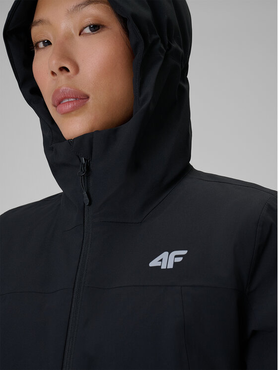 4F 4F Kurtka outdoor URBAN COMMUTER Czarny Regular Fit