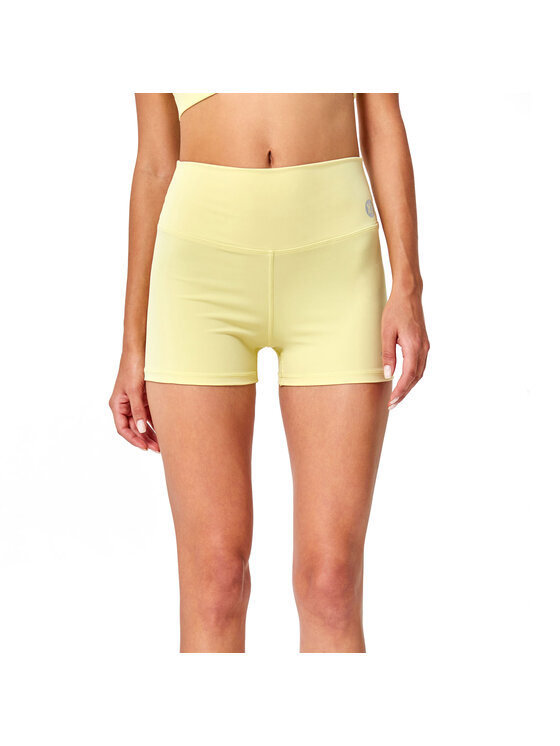 Yeaz Yeaz Szorty sportowe CELEB Żółty Slim Fit