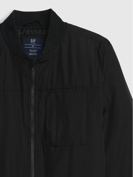 Gap Gap Μπόμπερ μπουφάν 780232-00 Μαύρο Regular Fit